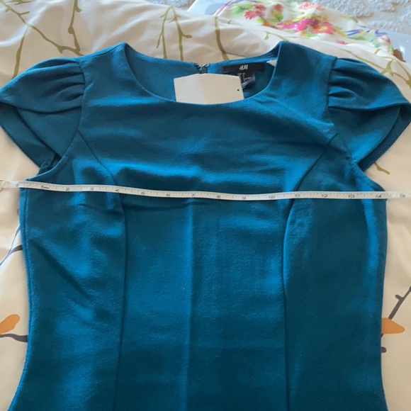 H&M teal above the knee dress - Picture 7 of 9